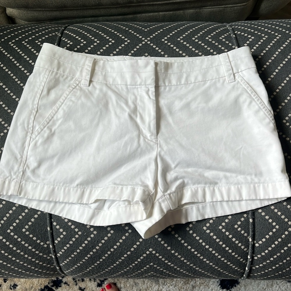 Jcrew white shorts